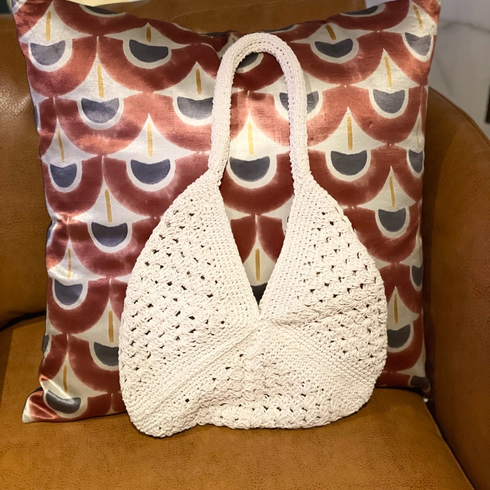 White purse
